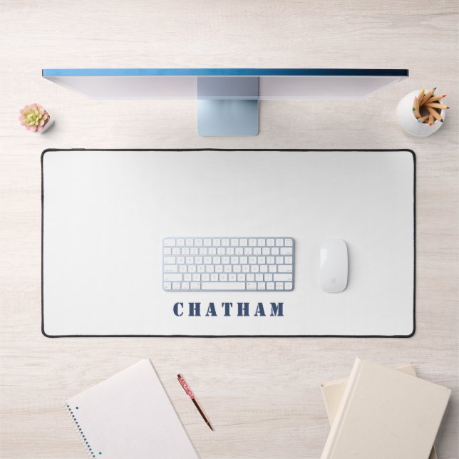 Personalised Favourite Coastal Town Name Desk Mat (Office 1)