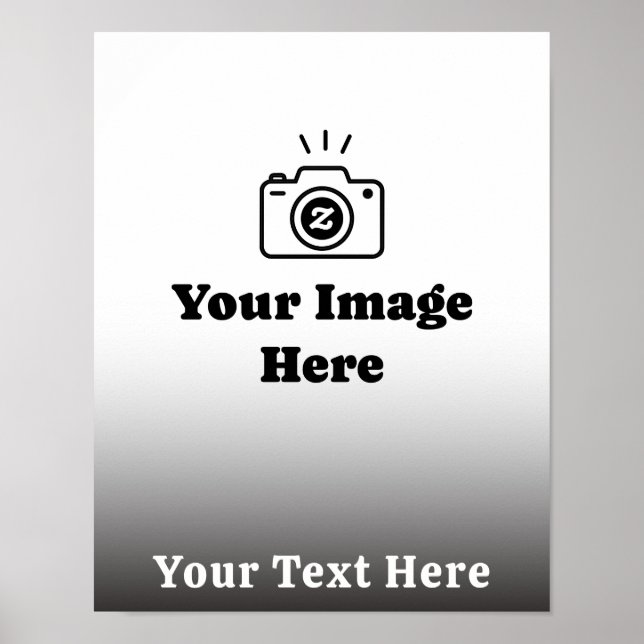 Personalised Favourite Photo with Text Poster (Front)