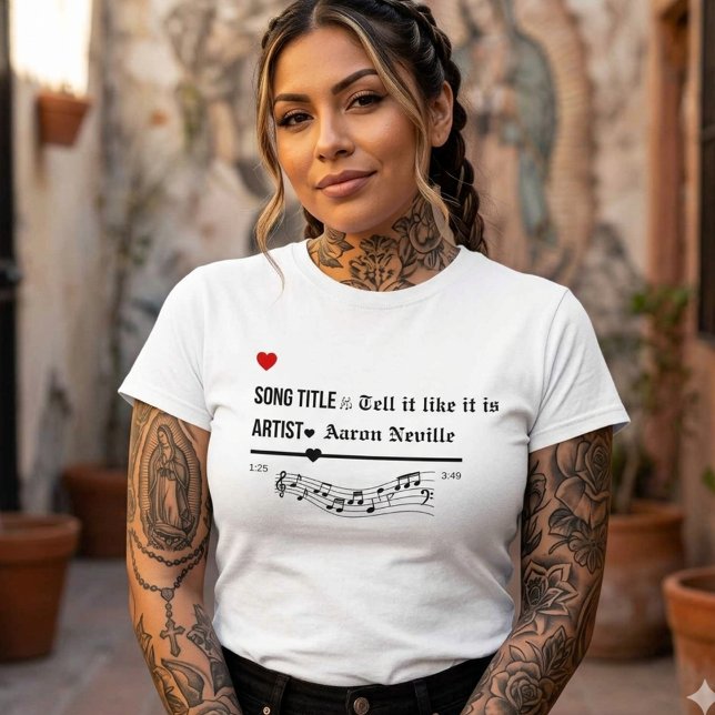 Personalised Favourite song title Tshirt (Personalized Favorite song title Tshirt)