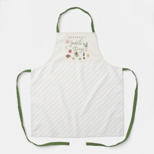 Personalised Favourite Things Christmas Apron