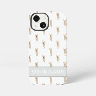Personalised Fawn Tan Short Haired Chihuahua  iPhone 13 Mini Case