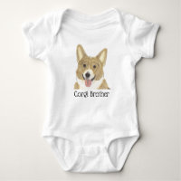 Personalised Fawn Tan White Corgi Dog