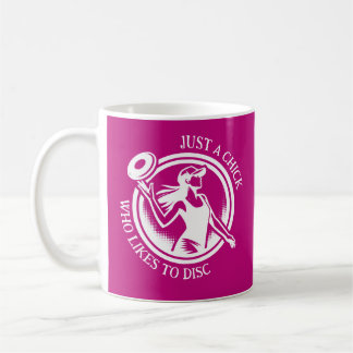 Personalised female Disc Golf Coffee Mug