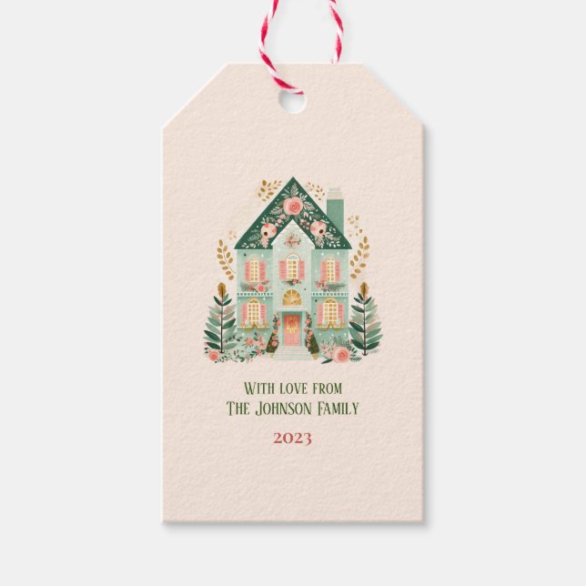 Personalised Festive Gift Tag (Front)