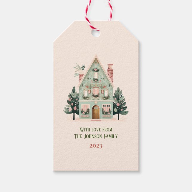 Personalised Festive Gift Tag (Front)