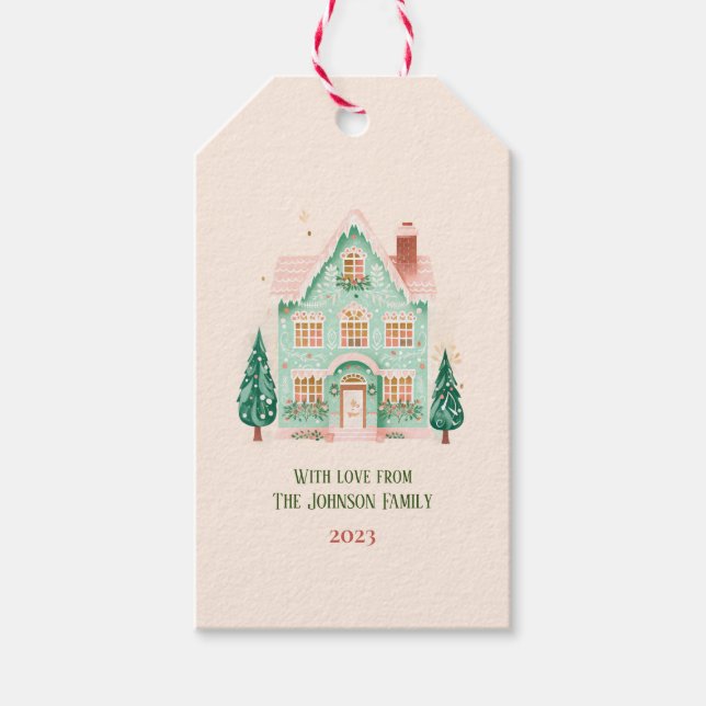 Personalised Festive Gift Tag (Front)