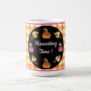Personalised Festive Harvesting Time Coffee Mug