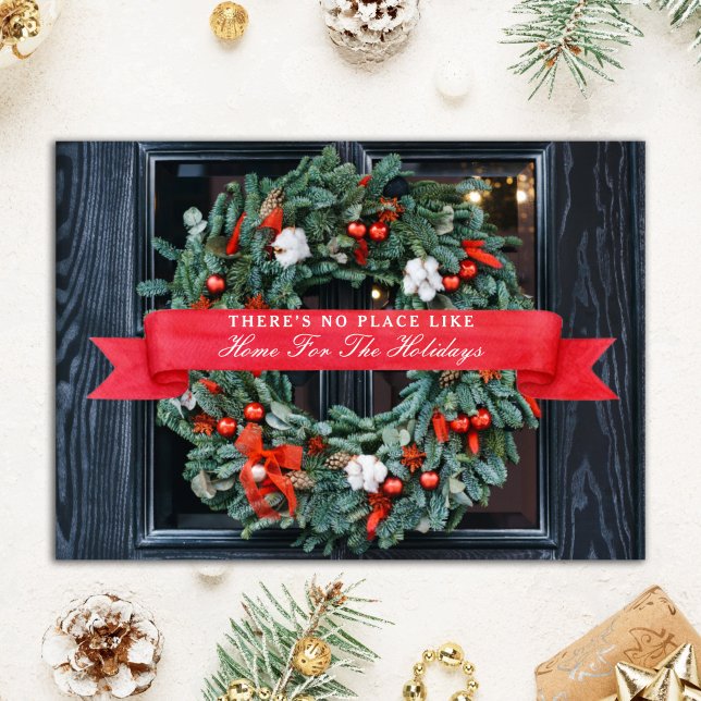 Personalised Festive Home for the Holidays Realtor Thank You Card (Creator Uploaded)