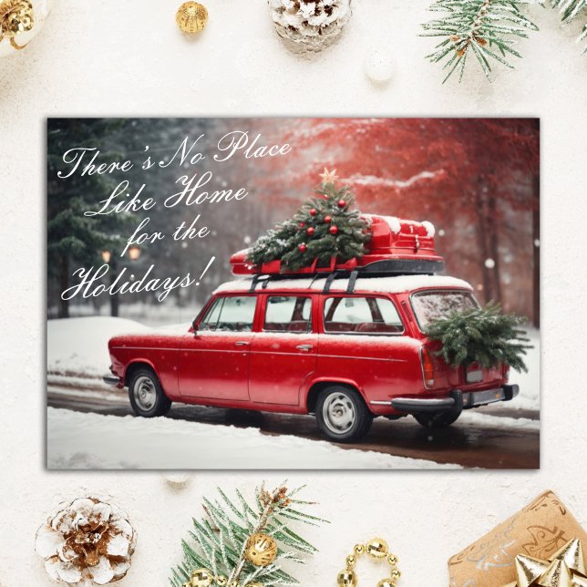 Personalised Festive Script Realtor Holiday Cards (Creator Uploaded)