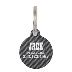 Personalised Fibre Pet Tag
