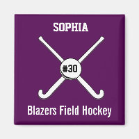 Personalised Field Hockey Team Name Jersey Number