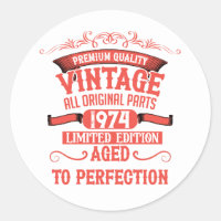 Personalised fifty vintage 50th birthday party