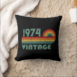 Personalised fifty vintage 50th birthday party cushion<br><div class="desc">This vintage graphic design,  featuring eye-catching typography,  can add originality to your wardrobe collection. It's a great gift idea for men,  women,  husbands,  wives,  girlfriends,  and boyfriends who will appreciate this unique artwork. It is the perfect and most enjoyable holiday present for your birthday celebration.</div>