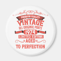 Personalised fifty vintage 50th birthday party