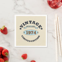 Personalised fifty vintage 50th birthday party