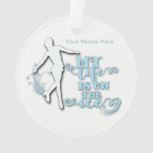 Personalised Figure Skater Ornament