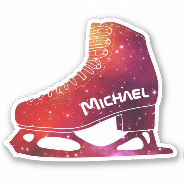 Personalised Figure Skating Space Boot (Front)