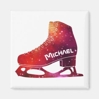 Personalised Figure Skating Space Boot Magnet