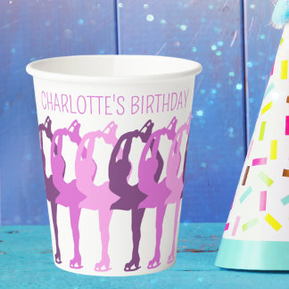Personalised Figure skating synchronised group Paper Cups