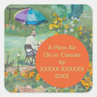 Personalised Fine Art Label Template