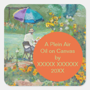 Personalised Fine Art Label Template