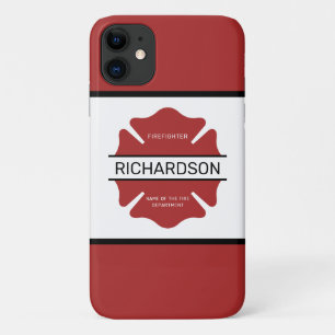 Personalised Firefighter Red Logo Symbol Case-Mate iPhone Case