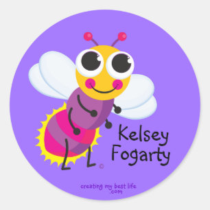 Personalised Firefly Sticker