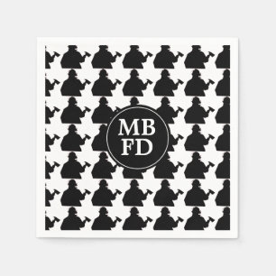 Personalised Firemen Napkins