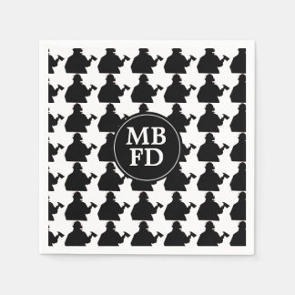 Personalised Firemen Napkins