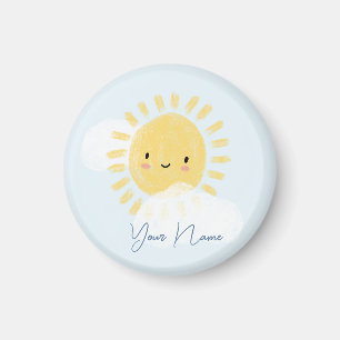Personalised First Birthday Baby Shower Sunshine Magnet
