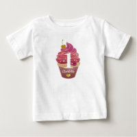 Personalised First Birthday Baby T-Shirt