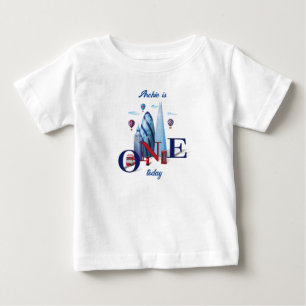 Personalised first birthday London inspiredoutfit Baby T-Shirt
