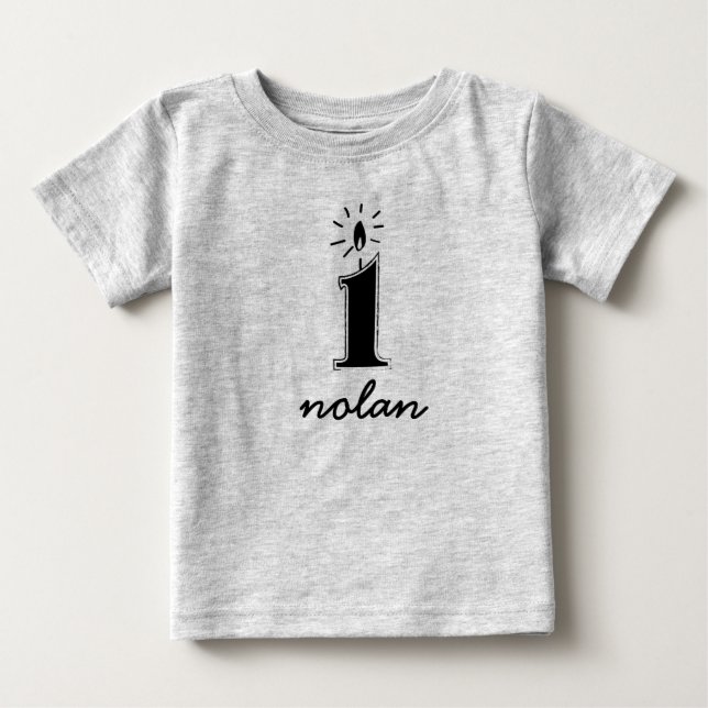 Personalised First Birthday Shirt (Front)