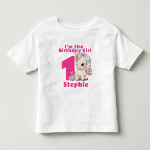 Personalised First Birthday Toddler T-Shirt - Baby