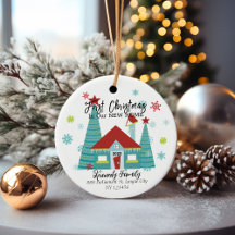 Personalised First Christmas in a New Home