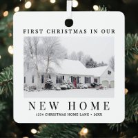 Personalised First Christmas New Home House