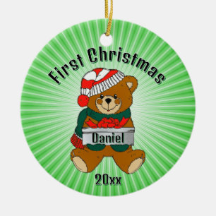 Personalised First Christmas Ornament