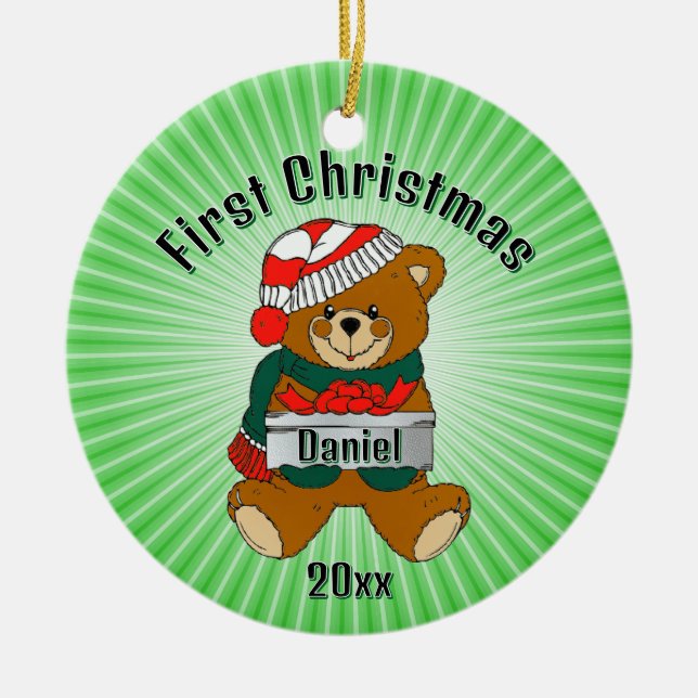 Personalised First Christmas Ornament (Front)