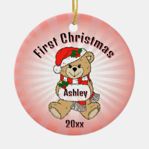 Personalised First Christmas Ornament