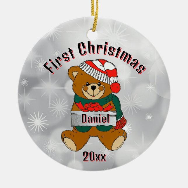 Personalised First Christmas Ornament (Front)