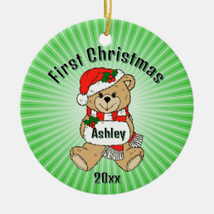 Personalised First Christmas Ornament
