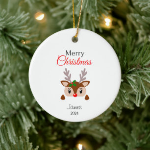 Personalised first christmas together ornament