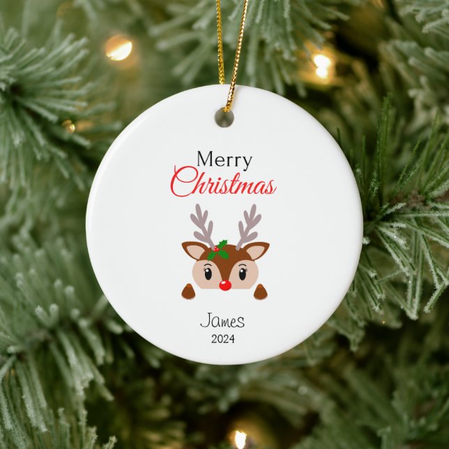 Personalised first christmas together ornament (Tree)