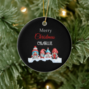Personalised first christmas together ornament