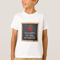 Personalised First Day of School Chalkboard 