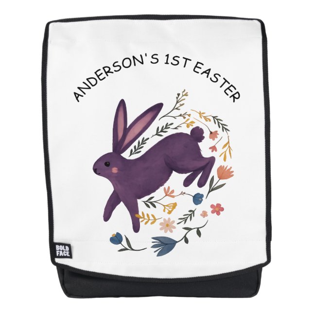 Personalised First Easter mini bag with name Nephe (Front)