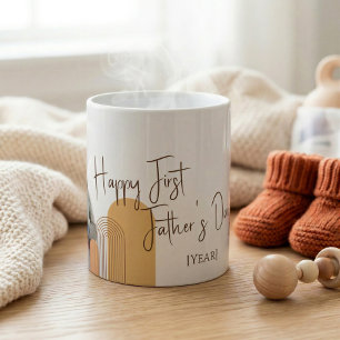 Personalised First Fathers Day Photo Mug Gift