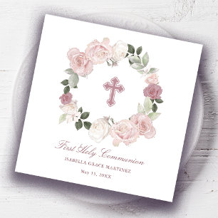 Personalised First Holy Communion Cocktail Napkins