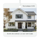 Personalised First Home New House Photo Christmas