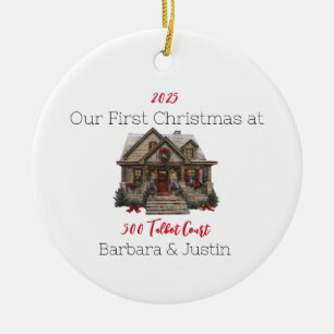 Personalised First Home Ornament